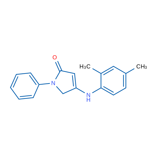 4-((2,4-Dimethylphenyl)amino)-1-phenyl-1H-pyrrol-2(5H)-one 1g