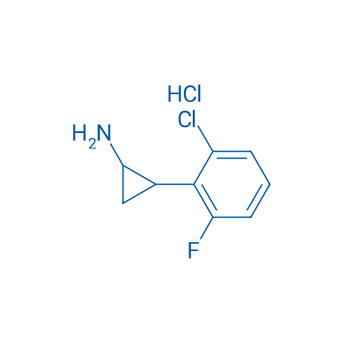 2-(2-Chloro-6-fluorophenyl)cyclopropan-1-amine hydrochloride 1g