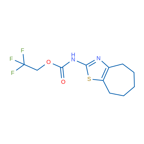 2,2,2-Trifluoroethyl N-{4H,5H,6H,7H,8H-cyclohepta[d][1,3]thiazol-2-yl}carbamate 5g