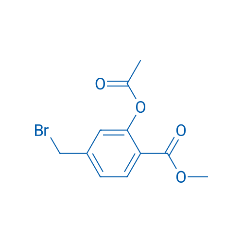 Methyl 2-acetoxy-4-(bromomethyl)benzoate 1g