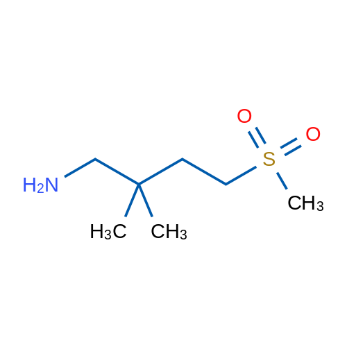 4-Methanesulfonyl-2,2-dimethylbutan-1-amine 1g