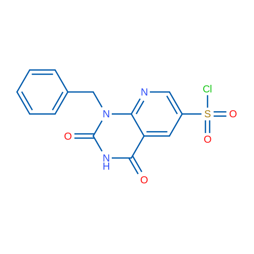 1-Benzyl-2,4-dioxo-1H,2H,3H,4H-pyrido[2,3-d]pyrimidine-6-sulfonyl chloride 5g