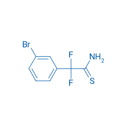 2-(3-Bromophenyl)-2,2-difluoroethanethioamide 1g