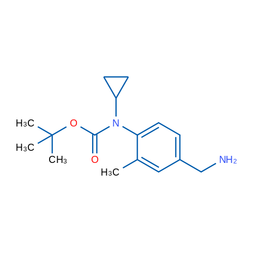tert-Butyl N-[4-(aminomethyl)-2-methylphenyl]-N-cyclopropylcarbamate 1g