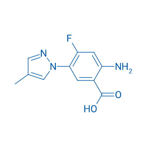 2-Amino-4-fluoro-5-(4-methyl-1H-pyrazol-1-yl)benzoic acid 1g