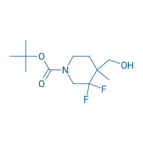 tert-butyl 3,3-Difluoro-4-(hydroxymethyl)-4-methylpiperidine-1-carboxylate 1g
