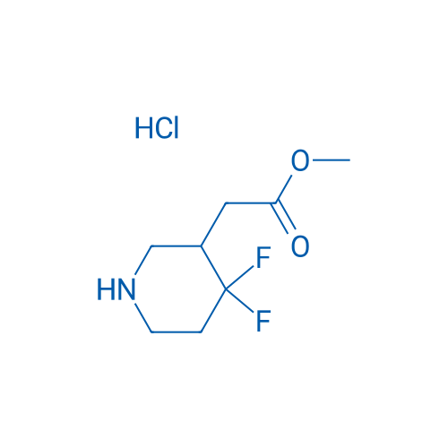 Methyl 2-(4,4-difluoropiperidin-3-yl)acetate hydrochloride 1g