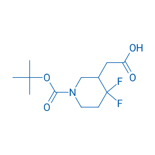 2-(1-(tert-Butoxycarbonyl)-4,4-difluoropiperidin-3-yl)acetic acid 100mg