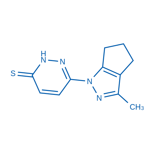 6-(3-Methyl-5,6-dihydrocyclopenta[c]pyrazol-1(4H)-yl)pyridazine-3(2H)-thione 100mg