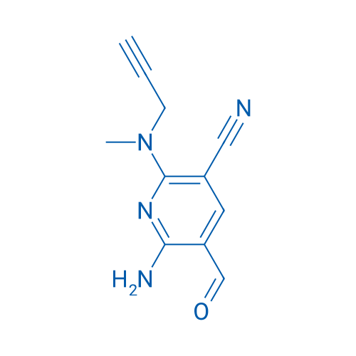6-Amino-5-formyl-2-(methyl(prop-2-yn-1-yl)amino)nicotinonitrile 1g
