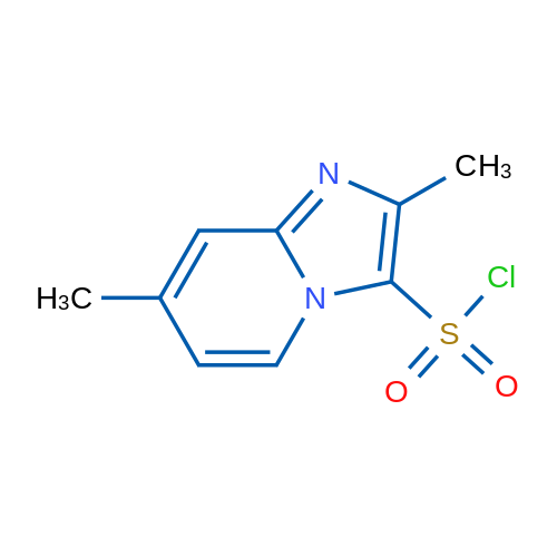 2,7-Dimethylimidazo[1,2-a]pyridine-3-sulfonyl chloride 1g