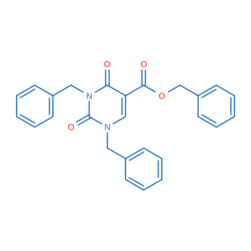 Benzyl 1,3-dibenzyl-2,4-dioxo-1,2,3,4-tetrahydropyrimidine-5-carboxylate 1g
