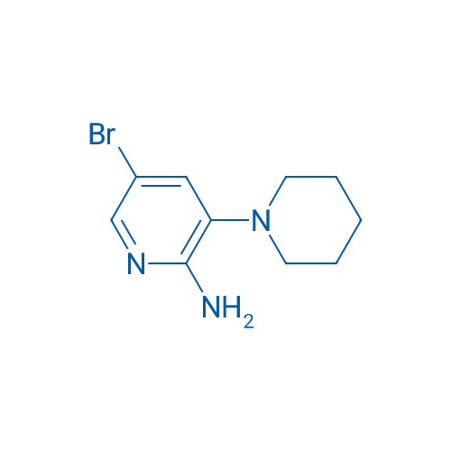 5-Bromo-3-(piperidin-1-yl)pyridin-2-amine 250mg