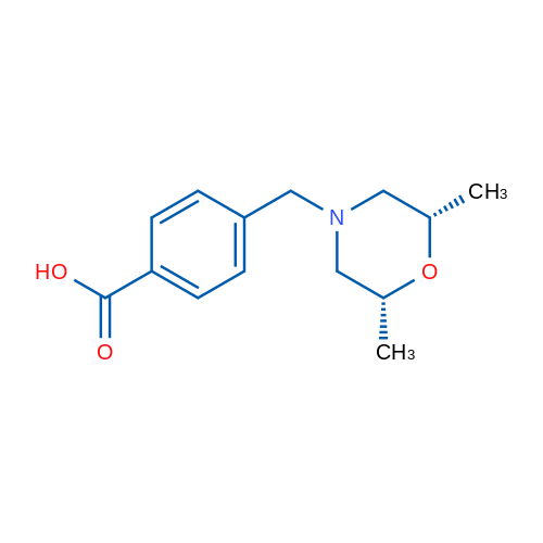 4-{[(2R,6S)-2,6-dimethylmorpholin-4-yl]methyl}benzoic acid 1g