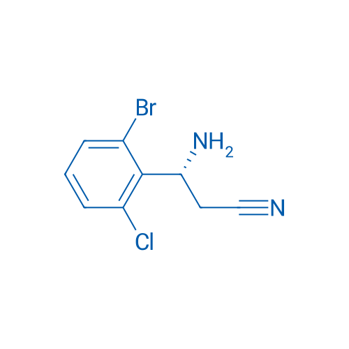 (3R)-3-AMINO-3-(2-BROMO-6-CHLOROPHENYL)PROPANENITRILE 1g