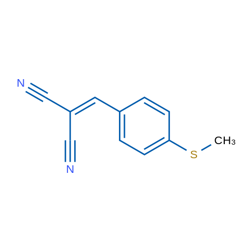 2-{[4-(methylsulfanyl)phenyl]methylidene}propanedinitrile 1g