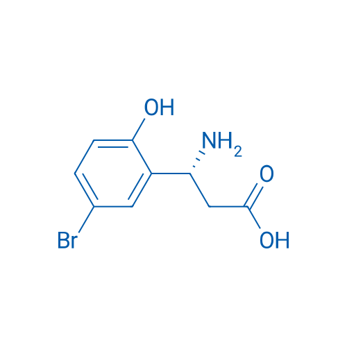 (3R)-3-amino-3-(5-bromo-2-hydroxyphenyl)propanoic acid 250mg