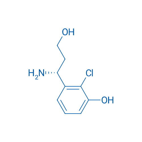 3-((1R)-1-amino-3-hydroxypropyl)-2-chlorophenol 250mg