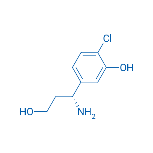 5-((1R)-1-amino-3-hydroxypropyl)-2-chlorophenol 250mg