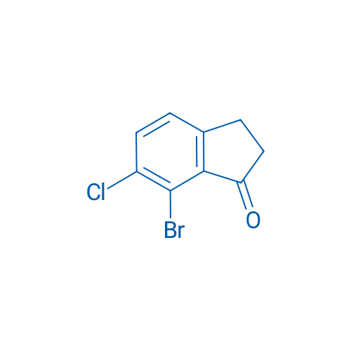 7-Bromo-6-chloro-2,3-dihydro-1H-inden-1-one 1g