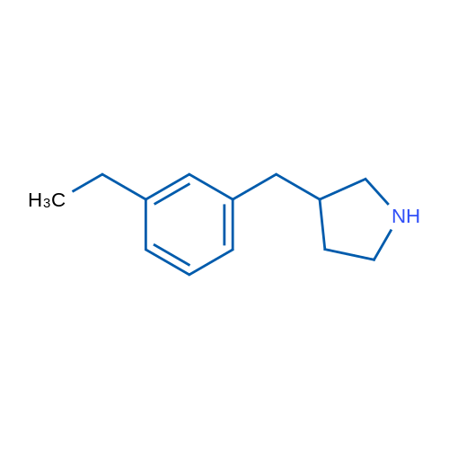 3-[(3-Ethylphenyl)methyl]pyrrolidine 1g