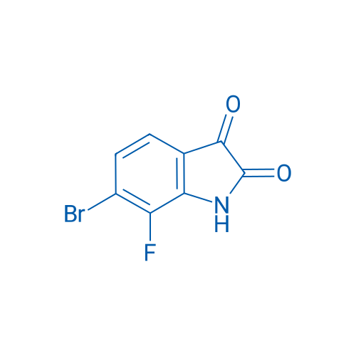 6-Bromo-7-fluoroindoline-2,3-dione 10g