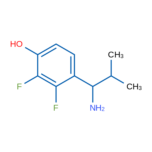 4-(1-Amino-2-methylpropyl)-2,3-difluorophenol 1g