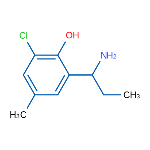 2-(1-Aminopropyl)-6-chloro-4-methylphenol 1g