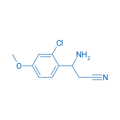 3-AMINO-3-(2-CHLORO-4-METHOXYPHENYL)PROPANENITRILE 1g