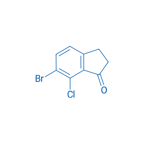 6-Bromo-7-chloro-2,3-dihydro-1H-inden-1-one 250mg