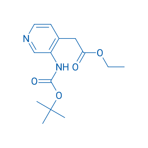 Ethyl 2-(3-((tert-butoxycarbonyl)amino)pyridin-4-yl)acetate 1g