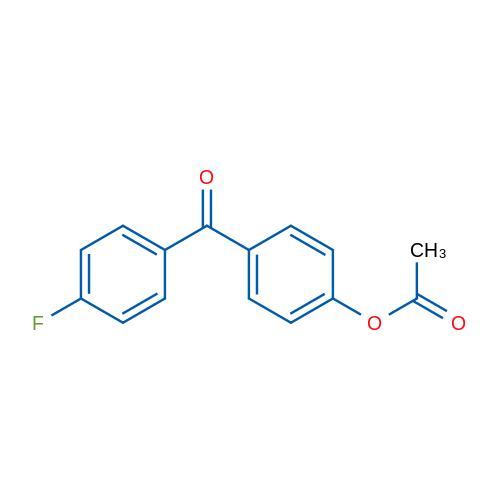 4-Acetoxy-4'-fluorobenzophenone 1g