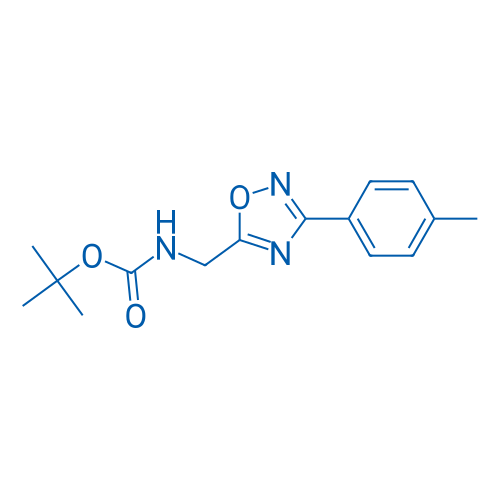 tert-Butyl N-{[3-(4-methylphenyl)-1,2,4-oxadiazol-5-yl]methyl}carbamate 1g