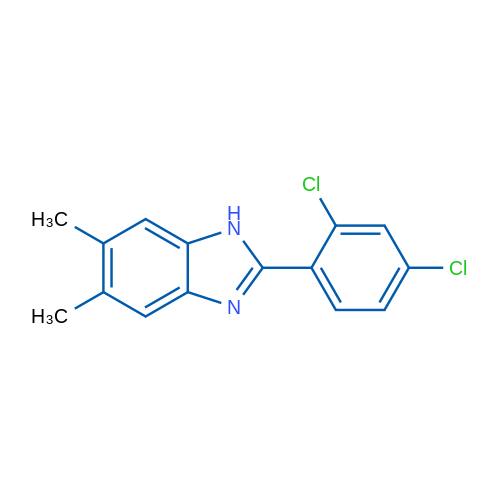 2-(2,4-Dichlorophenyl)-5,6-dimethyl-1H-benzo[d]imidazole 1g