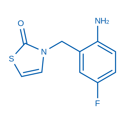 3-[(2-Amino-5-fluorophenyl)methyl]-2,3-dihydro-1,3-thiazol-2-one 100mg