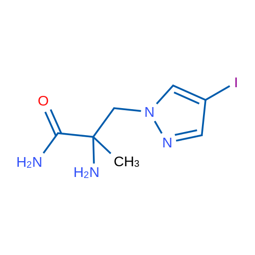 2-Amino-3-(4-iodo-1H-pyrazol-1-yl)-2-methylpropanamide 1g
