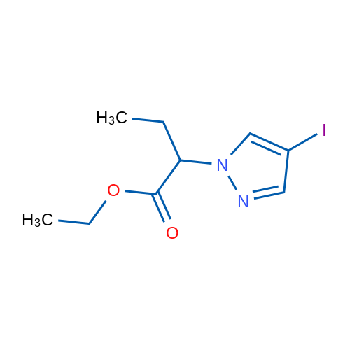 Ethyl 2-(4-iodo-1H-pyrazol-1-yl)butanoate 5g
