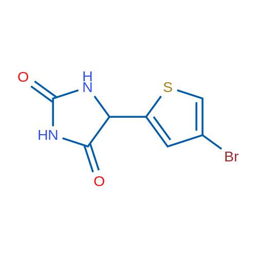 5-(4-Bromothiophen-2-yl)imidazolidine-2,4-dione 1g