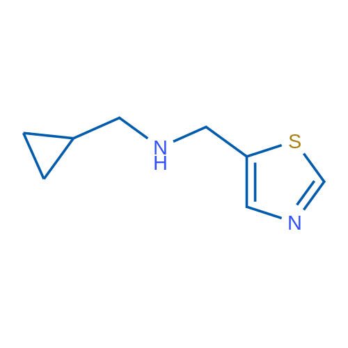 (Cyclopropylmethyl)(1,3-thiazol-5-ylmethyl)amine 1g