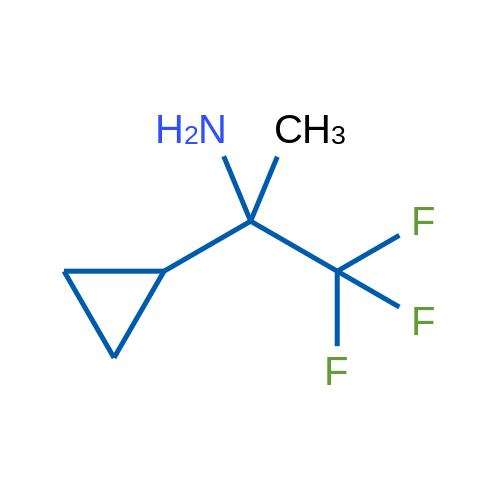 2-Cyclopropyl-1,1,1-trifluoropropan-2-amine 250mg