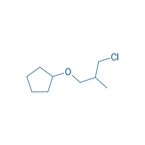 (3-Chloro-2-methylpropoxy)cyclopentane 1g
