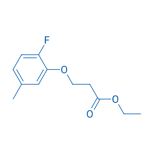 Ethyl 3-(2-fluoro-5-methylphenoxy)propanoate 1g