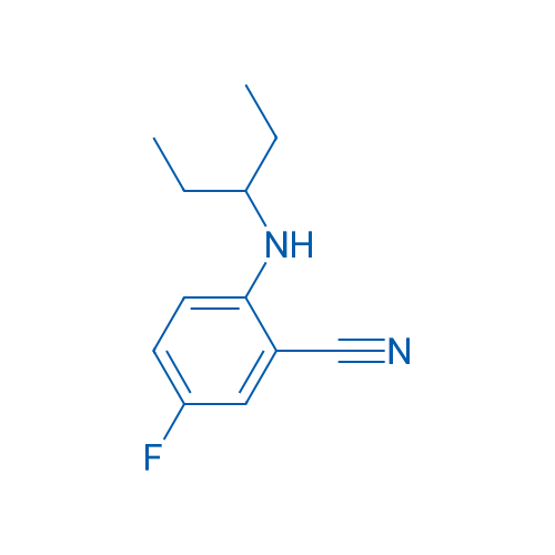 5-Fluoro-2-[(pentan-3-yl)amino]benzonitrile 1g