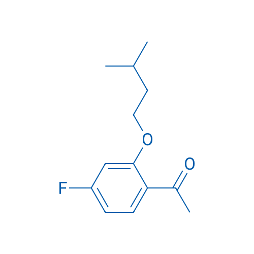 1-(4-Fluoro-2-(isopentyloxy)phenyl)ethanone 1g