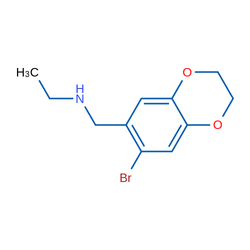 N-((7-Bromo-2,3-dihydrobenzo[b][1,4]dioxin-6-yl)methyl)ethanamine 1g