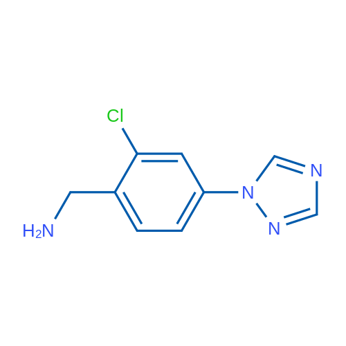 [2-Chloro-4-(1H-1,2,4-triazol-1-yl)phenyl]methanamine 1g