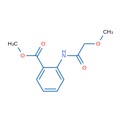 Methyl 2-(2-methoxyacetamido)benzoate 250mg