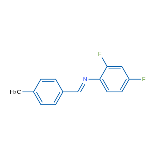 (1E)-N-(2,4-Difluorophenyl)-1-(4-methylphenyl)methanimine 50mg