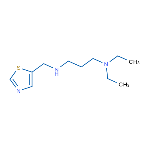 [3-(Diethylamino)propyl](1,3-thiazol-5-ylmethyl)amine 1g