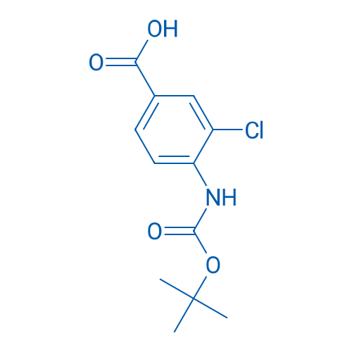 4-((tert-Butoxycarbonyl)amino)-3-chlorobenzoic acid 1g